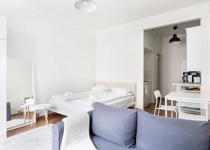 Apartment Tranquil Studio, Essentials, Seamless Check In Helsinki